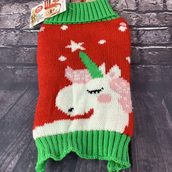 Pet Central X-Small Dog Unicorn, Sloth & Santa Patterned outfits - Picture 3 of 9